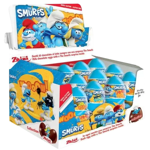 Zaini Smurf Choco Suprise Eggs pc