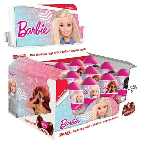 Zaini Barbie Choco Surprise Eggs pc