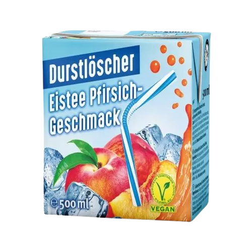 Durstlöscher Eistee Peach Vegan 500mL pc