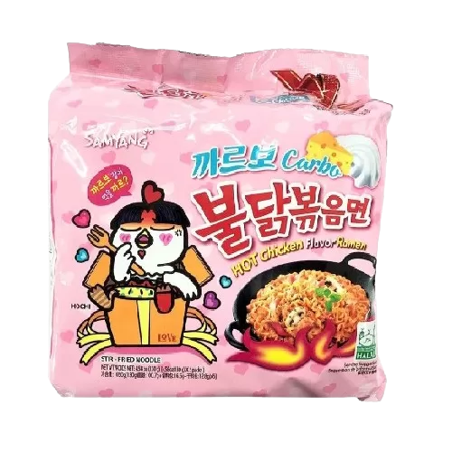 Hot Chicken Flavor Ramen Carbo Noodles 140g pc