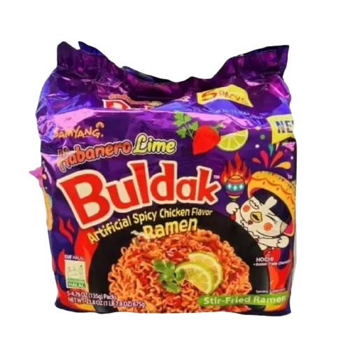 Samyang Habanero Lime Noodles (Halal) 140g pc