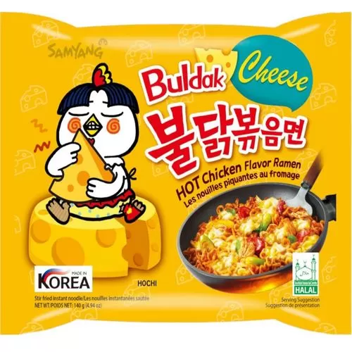 Samyang Hot Chicken Buldak Ramen Noodle Cheese Flavor 140g pc