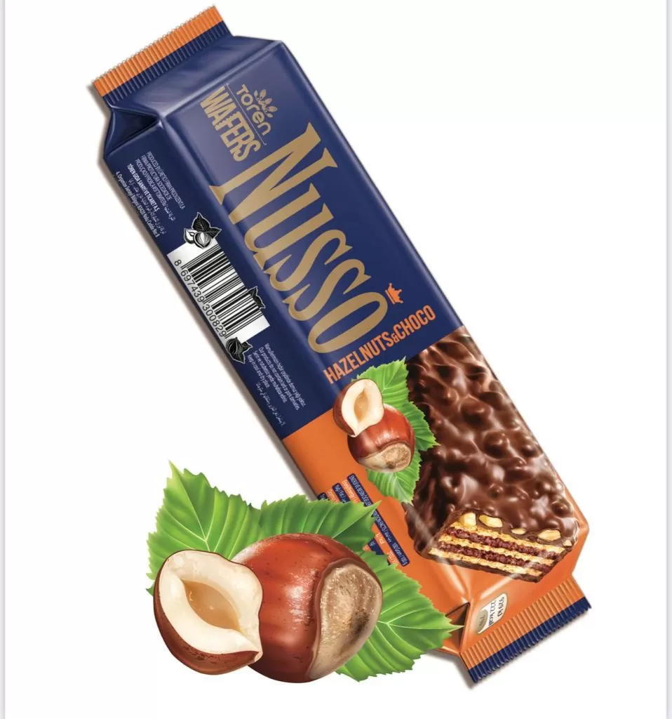 Toren NUSSO Waffeln  Hazelnuts 38g