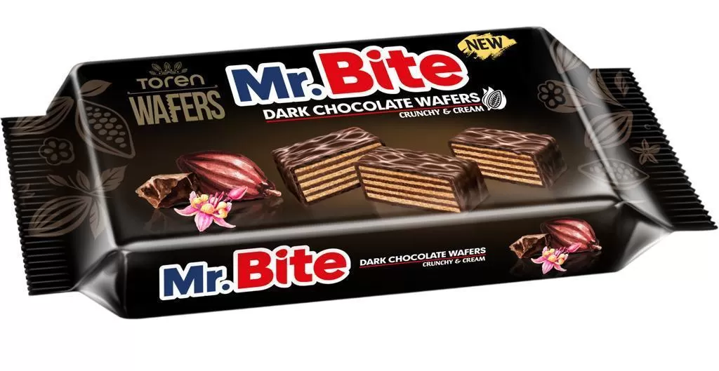  MR.BITE BITTER  SCHOKOLADE WAFELN 38gr 